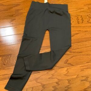 Anita dark gray leggings one size NWT